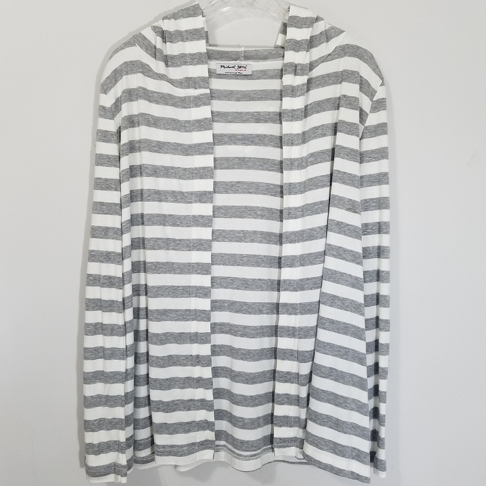 Micheal Stars Supima Modal Open Hood Cardigan